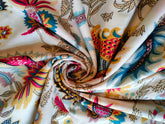 Handmade Kantha Quilt  Indian Cotton Fabric, Summer Dresses, Hand Block Print, Boho Fabric,Gypsy Fabric,Quilting Cotton, Flower Print Fabric